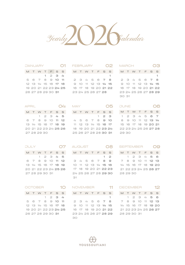 2026 Yearly Planner Inserts