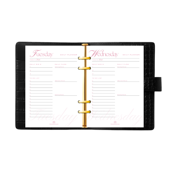 Daily Planner Inserts — 3-Month Bundle