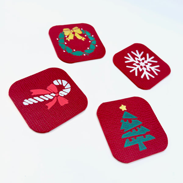 Christmas Leather Coasters Making Class